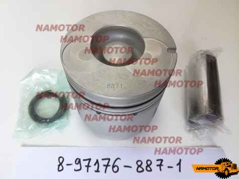 Поршни ДВС ISUZU 4JB1T (комп-кт 4шт) 8-94460-887-1, 8-97176-621-0, (ФК=44мм) ALFIN- 